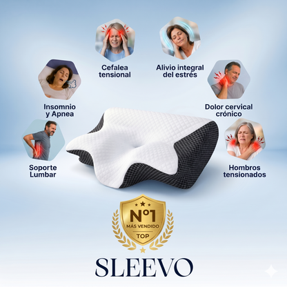SLEEVO - Almohada Cervical + Funda GRATIS