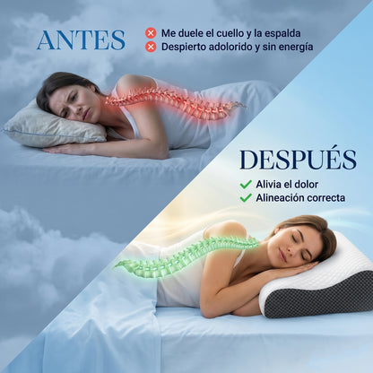 SLEEVO - Almohada Cervical + Funda GRATIS