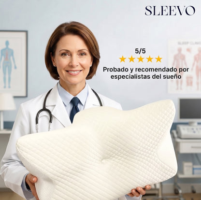 SLEEVO - Almohada Cervical + Funda GRATIS